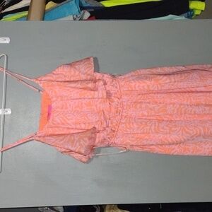 Lilly Pulitzer for Target Pink Orange Zebra dress size xs